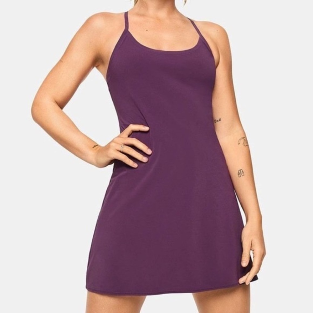 Outdoor Voices The Exercise Dress Purple Kalamata Size S
